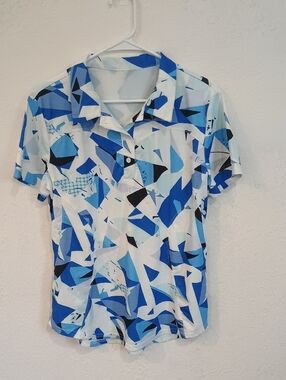 TFSDOD Womens Golf Shirts Collared Short Sleeve T Shirt Lightweight.